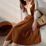Robe Velour Marron