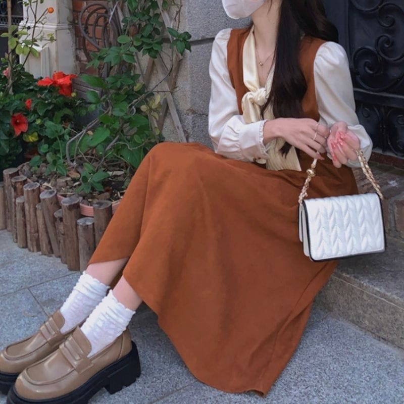 Robe Velour Marron
