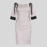 Robe Velour Rose