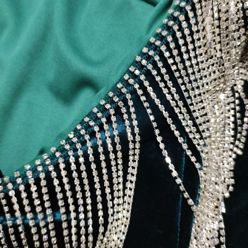Robe Velours Dos Nu