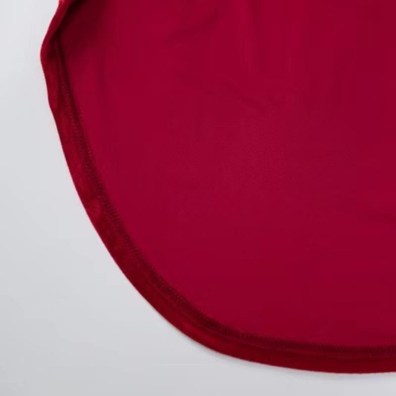 Robe Velours Rouge