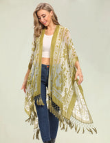 Kimono Velours Brodé