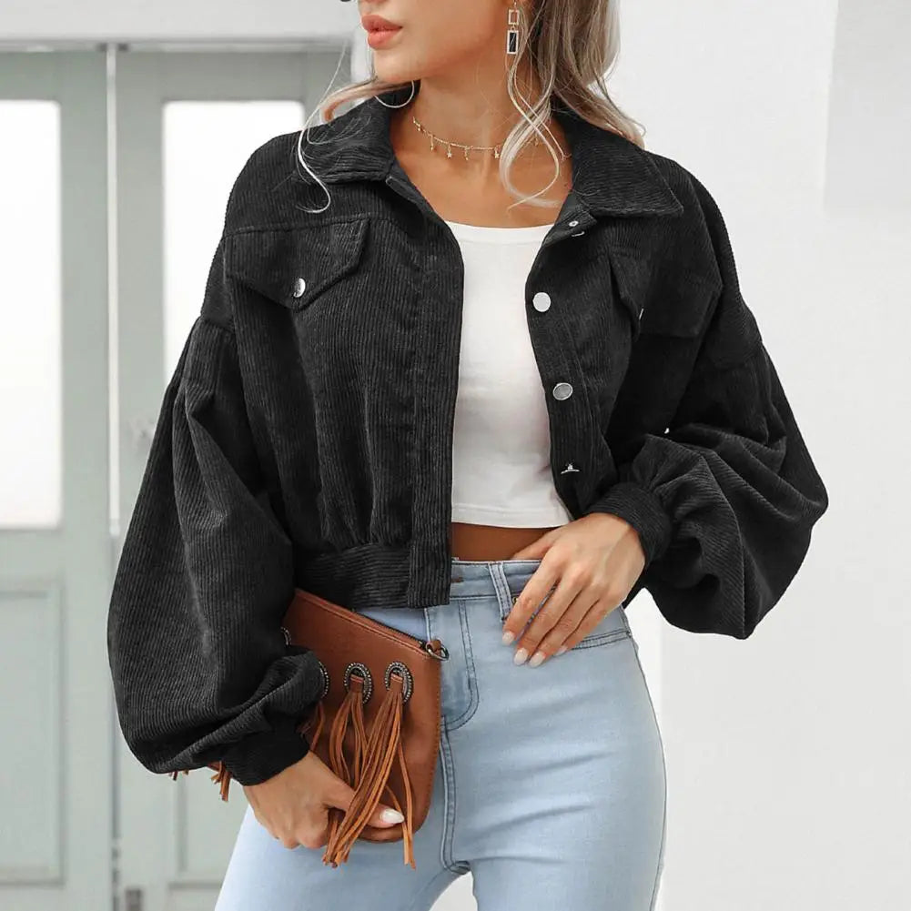 Blouson Velours Noir