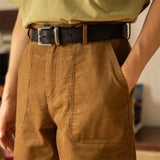 Short Velours Marron