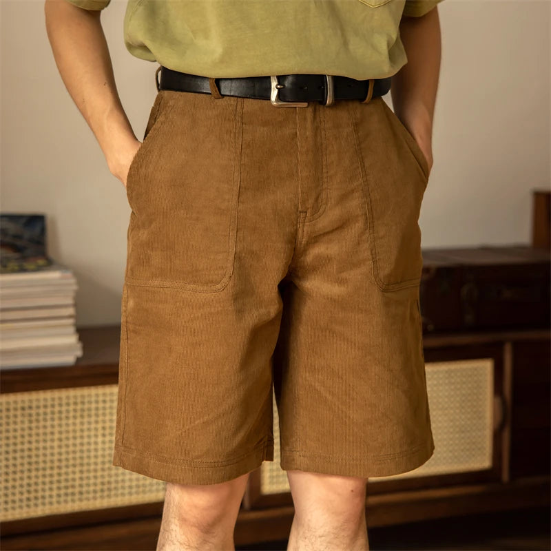 Short Velours Marron