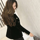 Veste Blazer Femme Velours