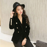 Veste Blazer Femme Velours