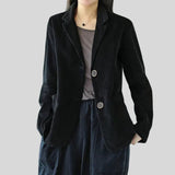 Veste Femme Velours Noire