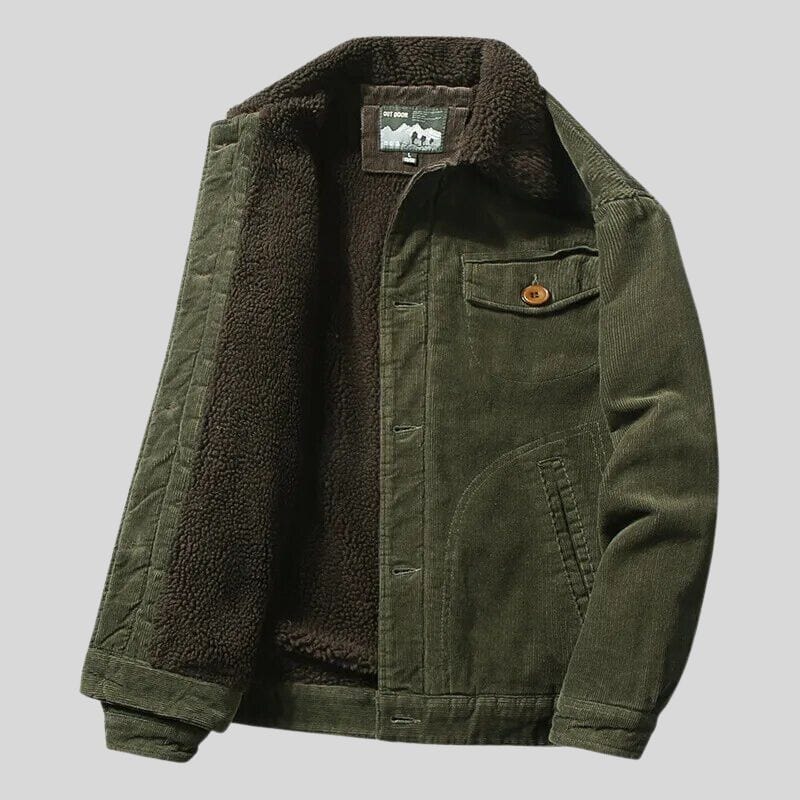 Veste Homme Velours Vert
