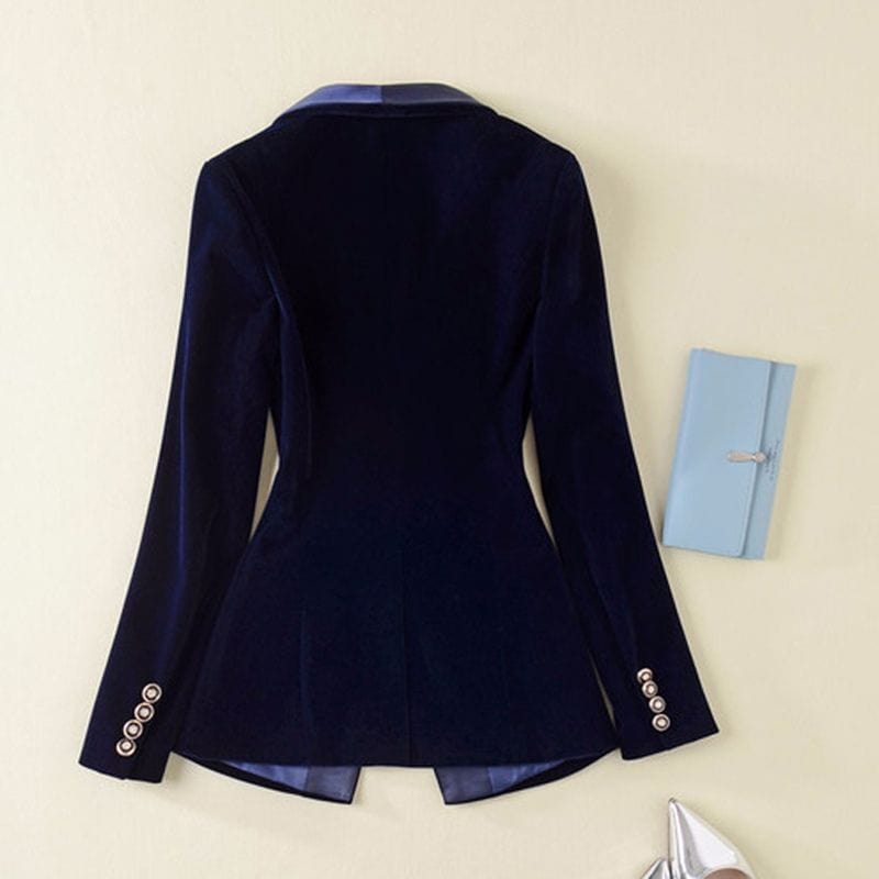 Veste Tailleur Femme Velours