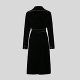 Veste Velour Noir Femme