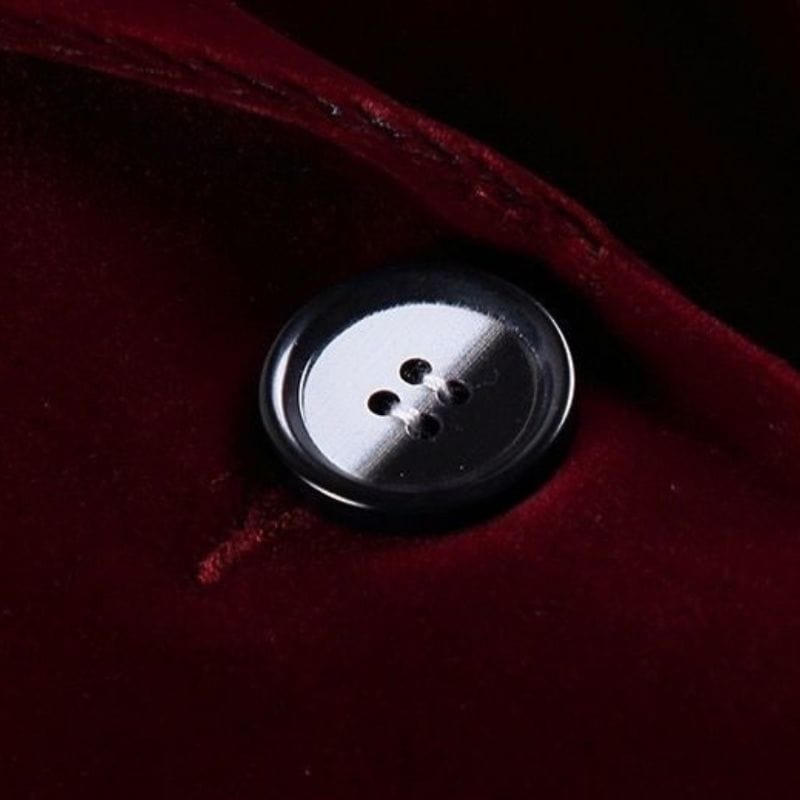 Veste Velours Femme Bordeaux