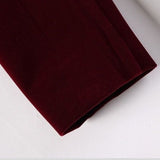 Veste Velours Femme Bordeaux