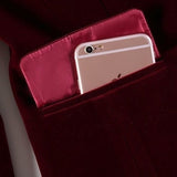 Veste Velours Femme Bordeaux