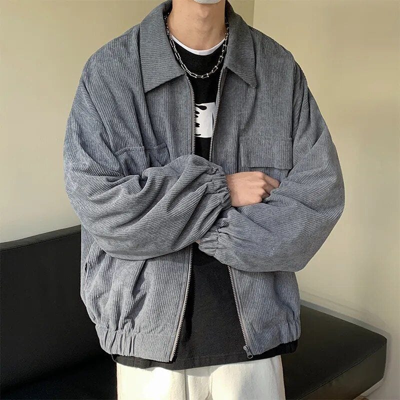 Veste en Velour Cotelé Homme