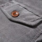 Veste en Velours Gris Homme