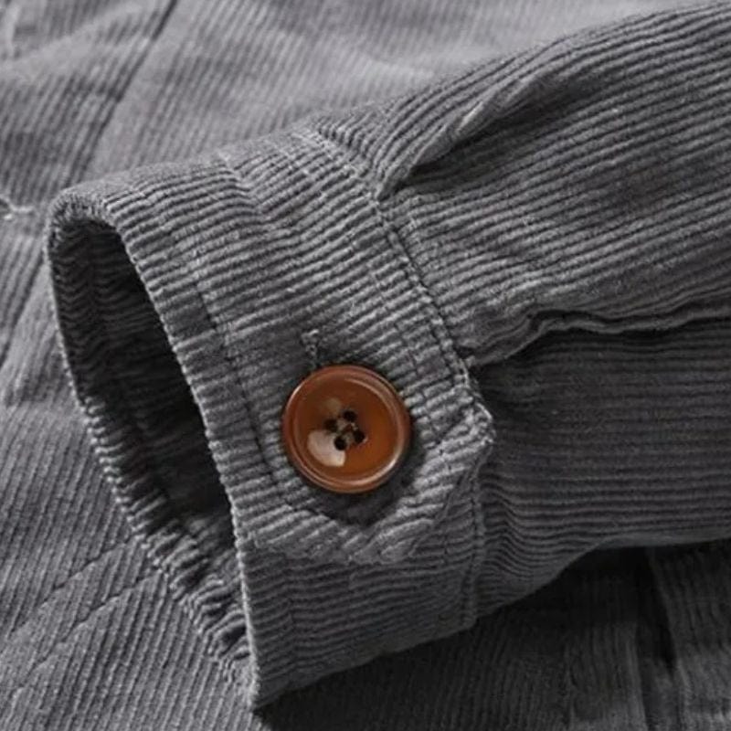 Veste en Velours Gris Homme