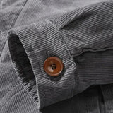 Veste en Velours Gris Homme